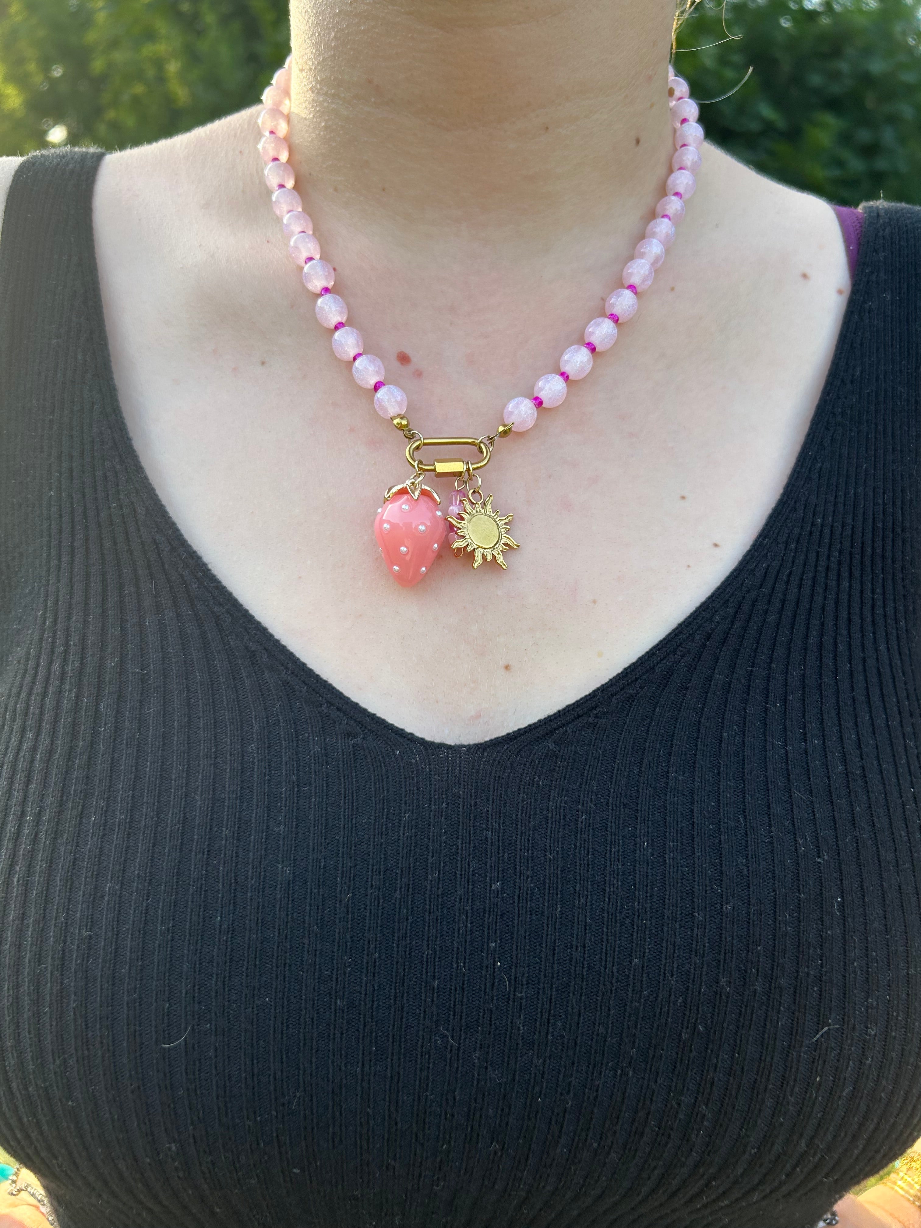 Collier Limonade Rose